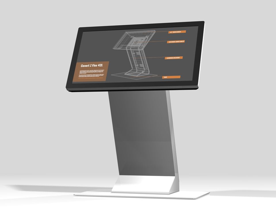 URway Kiosks Releases the exciting new Covert z Flex kiosk