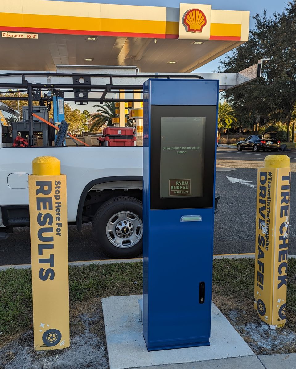 URway supports WheelRight's "cutting-edge drive-through automated tire safety check system" for the Florida Department of Transportation (FDOT).